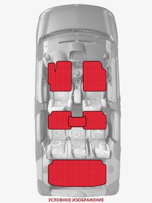 ЭВА коврики «Queen Lux» комплект для Mazda Bongo Brawny